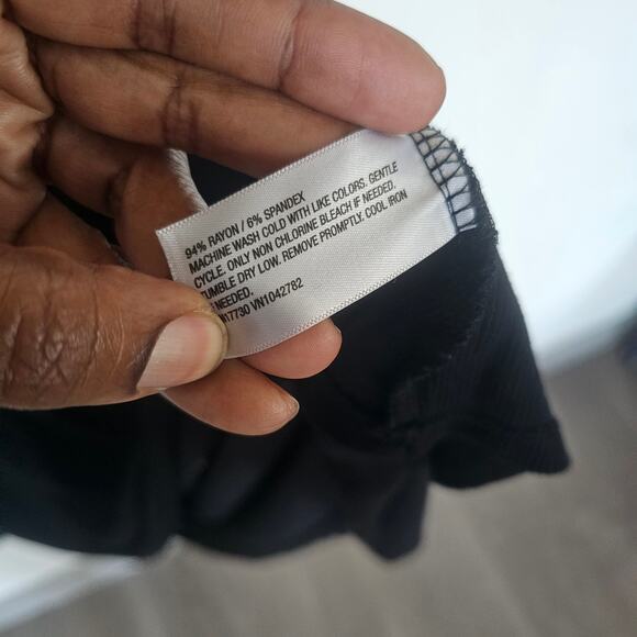 Ava + Viv Black Long Sleeves Fit & Flare Dress Size 1X - Picture 6 of 6